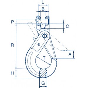 Clevis Type Self Locking Hook Clevis Type Self Locking Hook