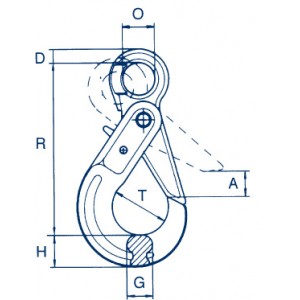 Eye Type Self Locking Hook Eye Type Self Locking Hook