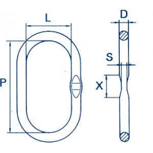 Master Links for single & Double Leg Chain Slings Master Links for single & Double Leg Chain Slings