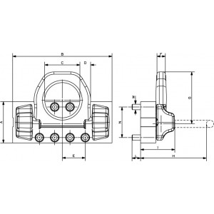 Anchorage Clamp With Screw On Plate Anchorage Clamp With Screw On Plate